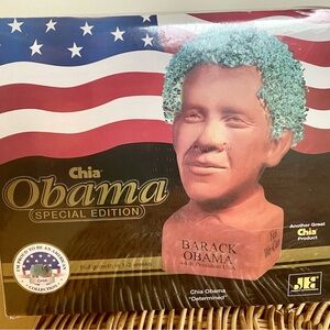 Ch ch  ch Chia Obama (plant/“pet”) Limited Edition